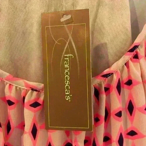 NWT Francesca’s Blue Rain Dress, Womens Small - Picture 5 of 9